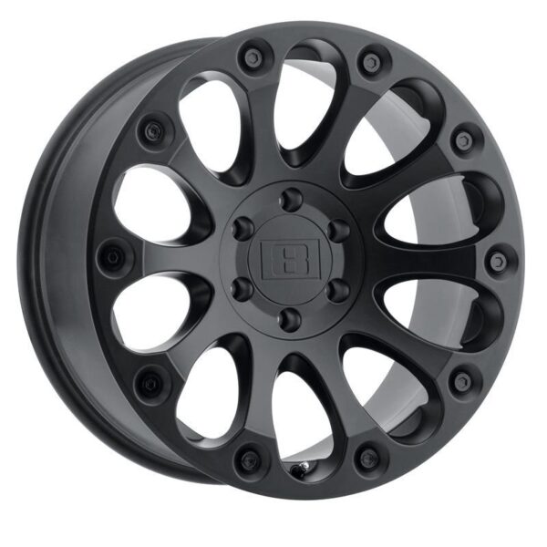IMPACT MATTE BLACK 8,5x16 6/132 ET12 CB74,5 60°