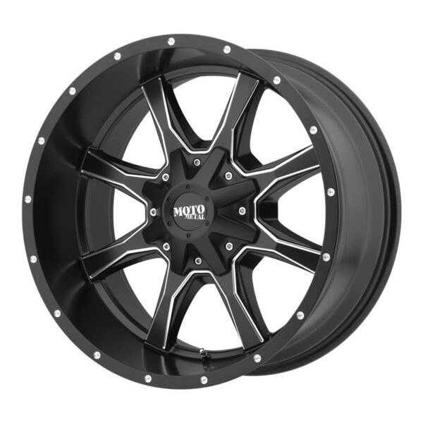 MO970 Satin Black Milled 10x18 6/135/139,7 ET-24 CB106,2 60°
