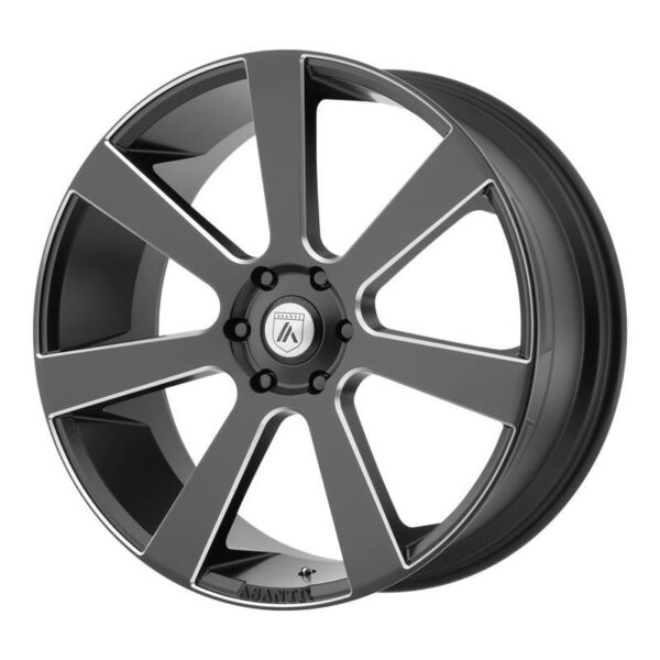 AB15 Satin Black Milled 10x26 6/135 ET30 CB87,1 60°