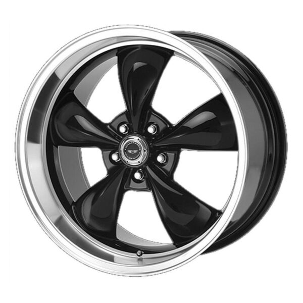 AR105 Gloss Black Machined Lip 7x17 5/120,65 ET0 CB72,6 60°