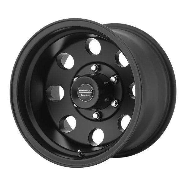AR172 Satin Black 8x17 8/170 ET0 CB130,8 60°
