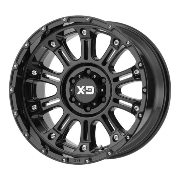 XD829 Gloss Black 9x17 5/127 ET-12 CB72,6 60°