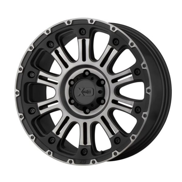 XD829 Satin Black Machined Gray Tint 9x20 6/139,7 ET18 CB106,2 60°