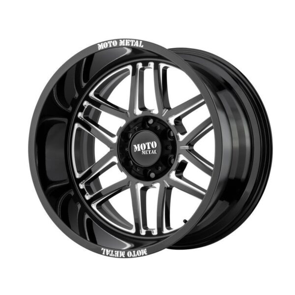 MO992 Gloss Black Milled 9x20 6/139,7 ET18 CB106,2 60°