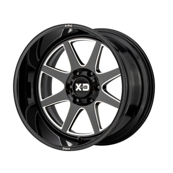 XD844 Gloss Black Milled 10x20 6/135 ET-18 CB87,1 60°