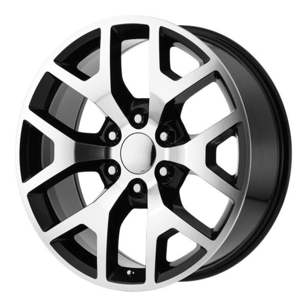 PR169 Gloss Black with Machined Spokes 9x22 6/139,7 ET28 CB78,3 60°