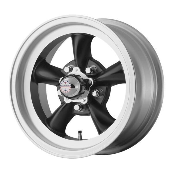 VN105 Satin Black Machined Lip 6x15 5/120,65 ET4 CB83,1 60°