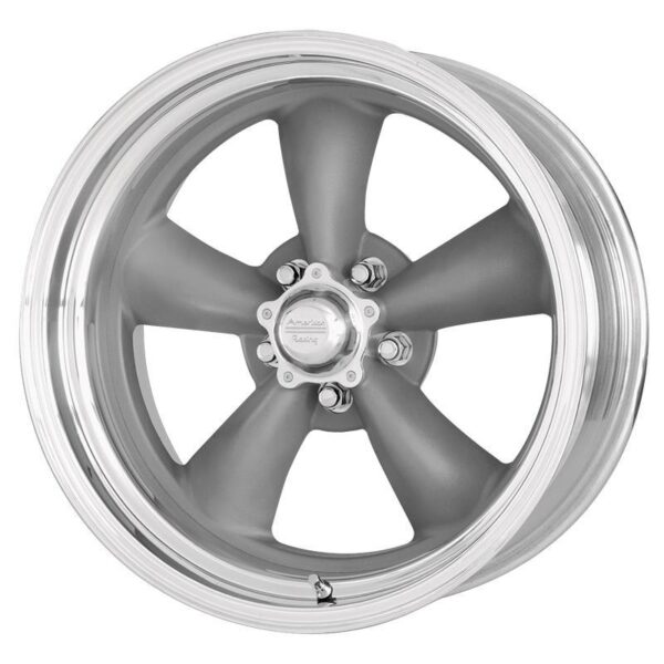 VN215 Mag Gray Machined Lip 8x16 5/114,3 ET-11 CB83,1 60°