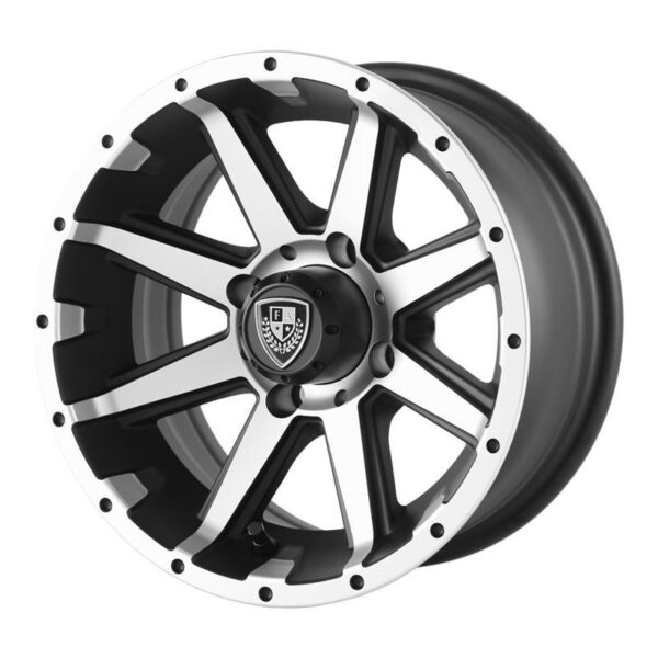 FA135 Machined Matte Black 6x12 4/101,6 ET-23 CB70,7 60°