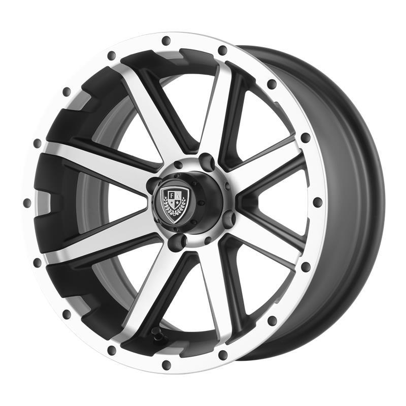 FA136 Machined Matte Black 6,5x14 4/101,6 ET-23 CB70,7 60°