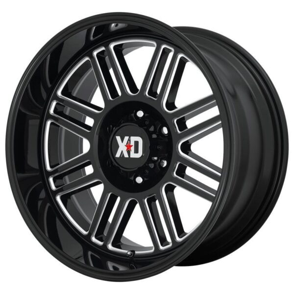 XD850 Gloss Black Milled 10x20 5/127 ET-18 CB71,5 60°