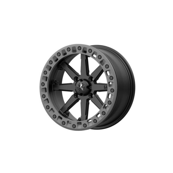 MA31 Satin Black Matte Gray Ring 7x15 4/110 ET0 CB86,0 60°