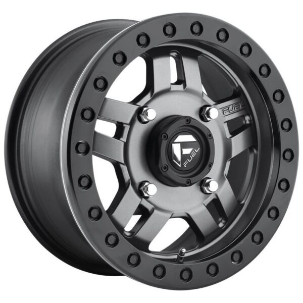 FV918 MATTE GUN METAL 7x14 4/137 ET13 CB110,1 60°