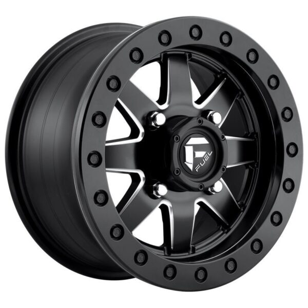 FV938 MATTE BLACK MILLED 7x15 4/156 ET13 CB132,0 60°