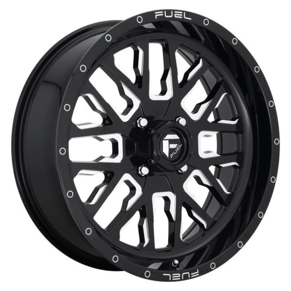 FC611 GLOSS BLACK MILLED 9x17 5/114,3/127 ET-12 CB78,1 60°