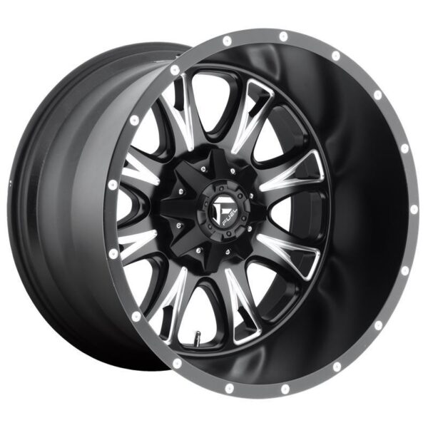 FC513 MATTE BLACK MILLED 6,5x17 8/200 ET129 CB142,0 60°