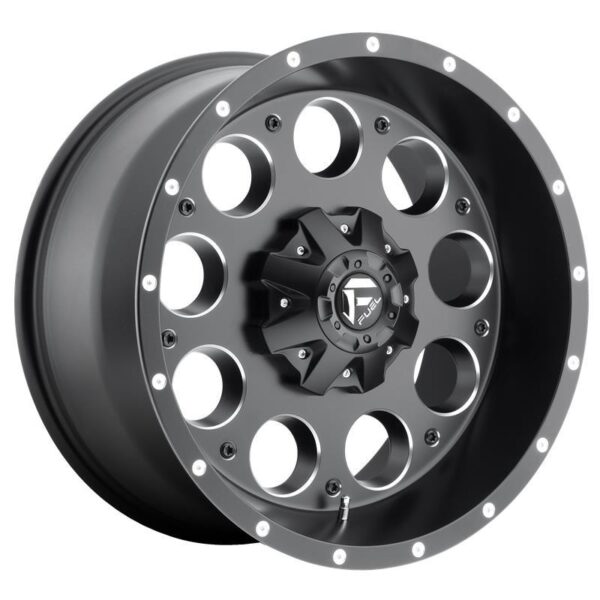 FC525 MATTE BLACK MILLED 9x17 5/127/139,7 ET-12 CB87,1 60°