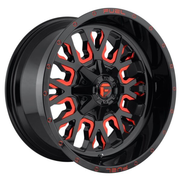 FC612 GLOSS BLACK RED TINTED CLEAR 9x20 5/114,3/127 ET1 CB78,1 60°