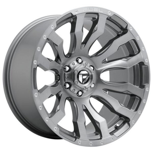 FC693 BRUSHED GUN METAL TINTED CLEAR 8,25x20 8/170 ET-22 CB125,1 60°