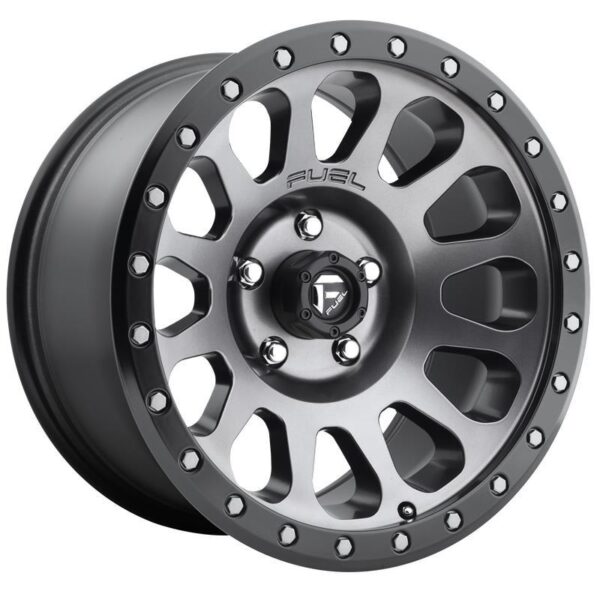 FC601 MATTE GUN METAL BLACK BEAD RING 9x18 5/150 ET20 CB110,1 60°