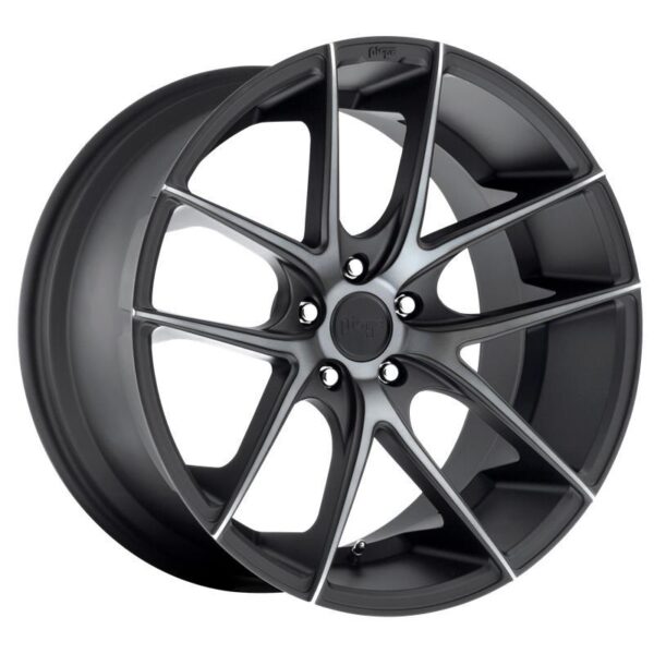 NC130 MATTE BLACK DOUBLE DARK TINT 10,5x20 5/130 ET40 CB71,6 60°