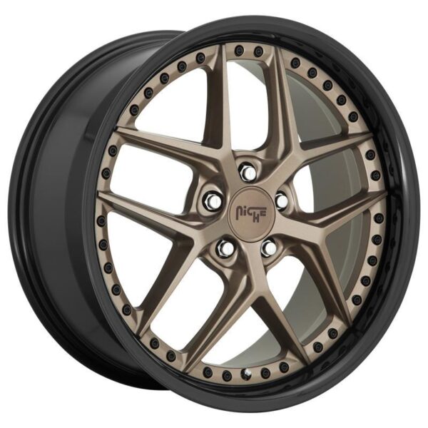 NC227 MATTE BRONZE BLACK BEAD RING 10,5x20 5/115 ET20 CB71,8 60°