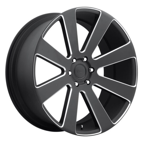 DC187 MATTE BLACK MILLED 10x26 6/139,7 ET30 CB78,1 60°