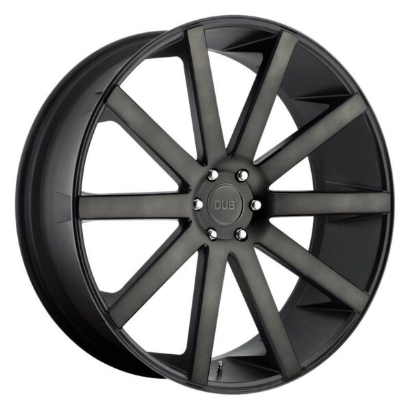 DC121 MATTE BLACK DOUBLE DARK TINT 9,5x22 6/139,7 ET20 CB106,1 60°