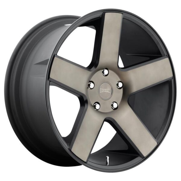 DC116 MATTE BLACK DOUBLE DARK TINT 9,5x22 5/115 ET13 CB71,5 60°