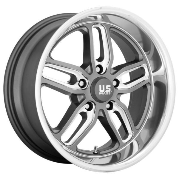 UC129 MATTE GUN METAL MILLED 10x20 5/120,65 ET1 CB72,6 60°