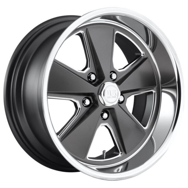 UC120 MATTE GUN METAL MACHINED 8x18 5/127 ET1 CB78,1 60°