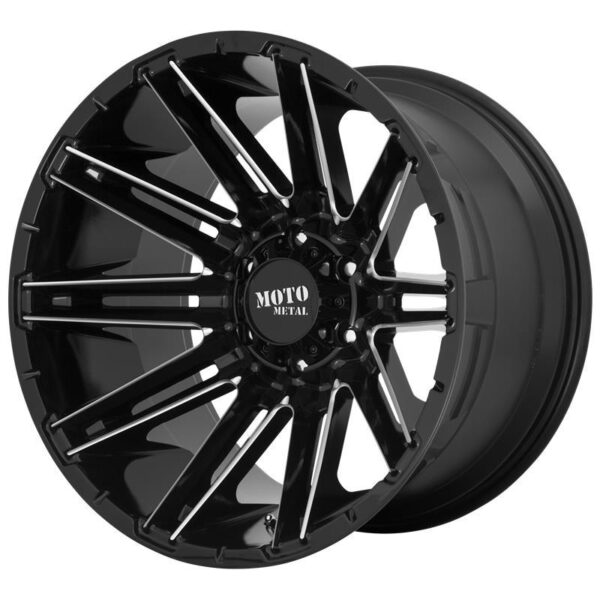 MO998 Gloss Black Milled 9x20 8/180 ET0 CB124,2 60°