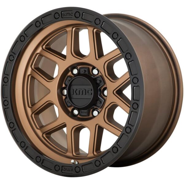 KM544 Matte Bronze With Black Lip 9x17 6/139,7 ET-12 CB106,2 60°