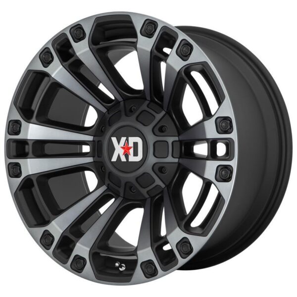 XD851 Satin Black With Gray Tint 9x20 8/165,1 ET0 CB125,5 60°