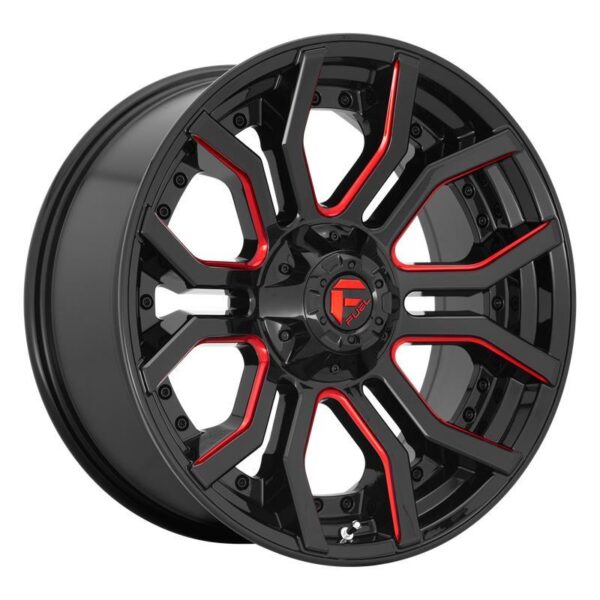 FC712 GLOSS BLACK RED TINTED CLEAR 10x20 5/127/139,7 ET-18 CB87,1 60°