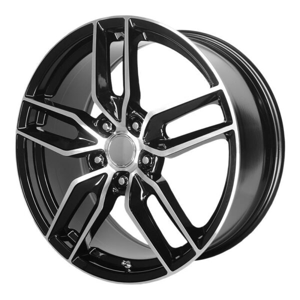 PR160 Gloss Black with Machined Spokes 10x20 5/120,65 ET79 CB70,3 60°