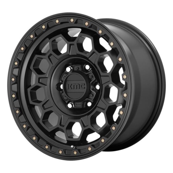 KM545 Satin Black 8x17 6/120 ET20 CB66,9 60°