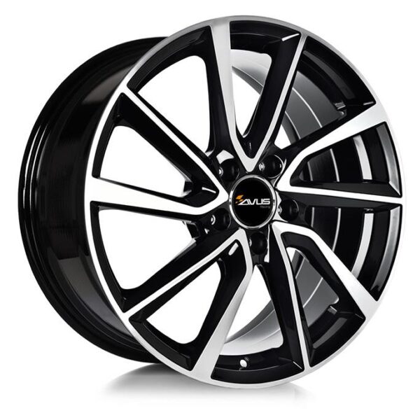 AVUS AC-518 Black Polished 6x15 5/114,3 ET45 CB73,1 60°