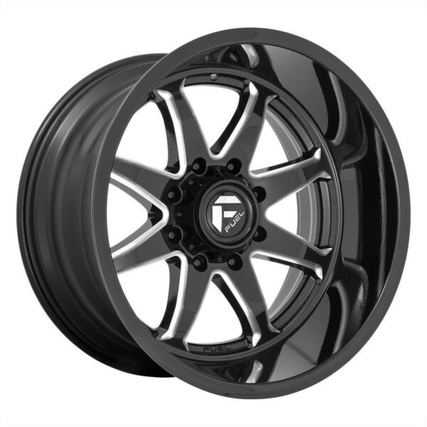 FC749 Gloss Black Milled 9x20 6/135 ET1 CB87,1 60°