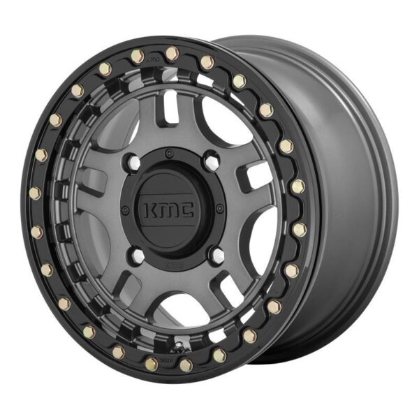 KS240 Gun Metal With Gloss Black Ring 7x14 4/137 ET38 CB112,0 60°