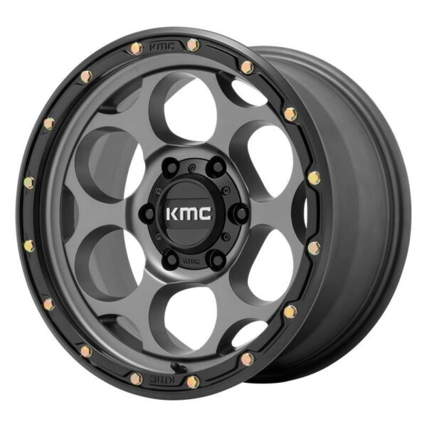KM541 Satin Gray With Black Lip 8,5x17 6/139,7 ET0 CB106,2 60°