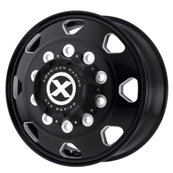 AO401 Satin Black Milled - Front 8,25x5 10/285,75 ET144 CB220,1 60°