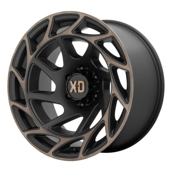 XD860 ONSLAUGHT SATIN BLACK W/ BRONZE TINT 12x20 6/135 ET-44 CB87,1 60°