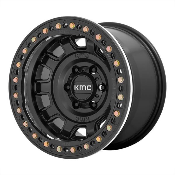 KM236 Satin Black 9x17 5/127 ET-15 CB71,5 60°