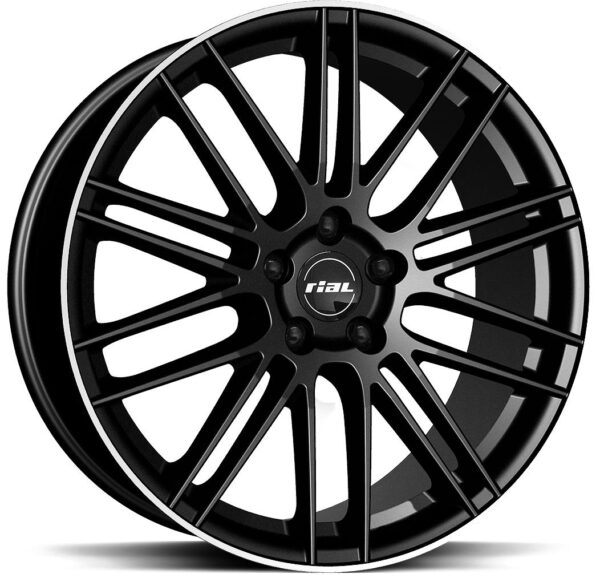 RIAL KiboX Diam Black Lip Pol 9,5x21 5/112 ET22 CB66,6 R14