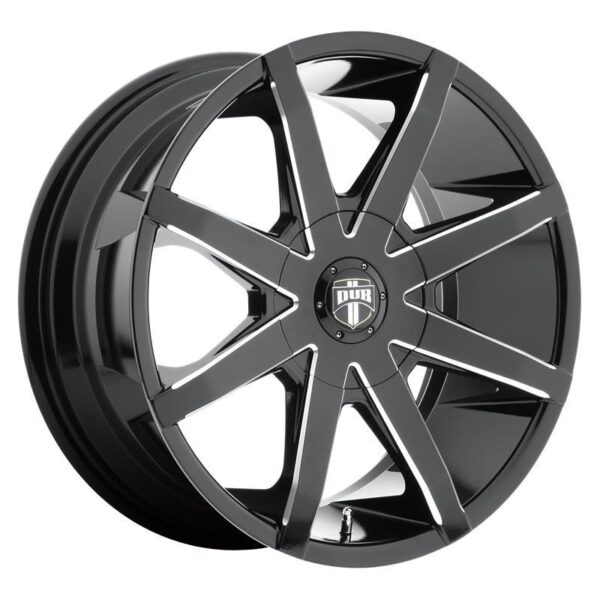 S109 PUSH GLOSS BLACK MILLED 8,5x20 6/120/132 ET35 CB74,6 60°