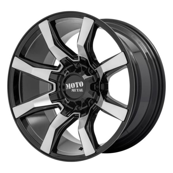 MO804 SPIDER GLOSS BLACK MACHINED 10x20 8/180 ET12 CB124,2 60°