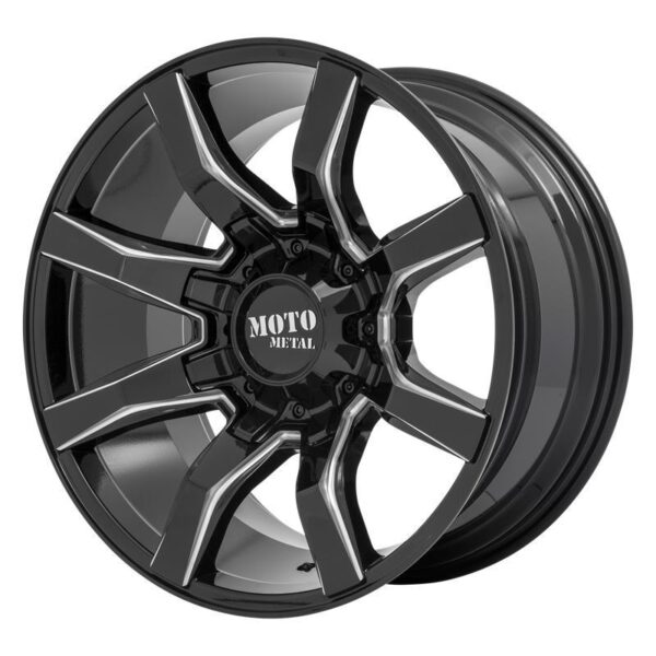 MO804 SPIDER GLOSS BLACK MILLED 12x22 8/165,1 ET-44 CB125,1 60°