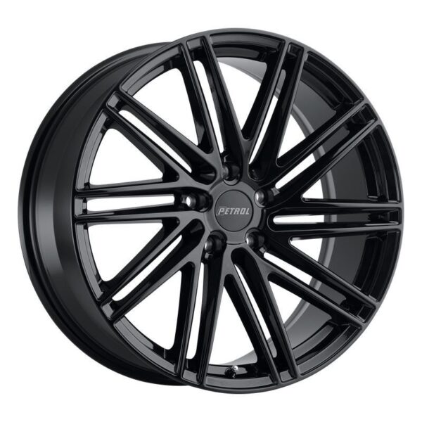 P1C GLOSS BLACK 8x17 5/105 ET40 CB72,1 60°