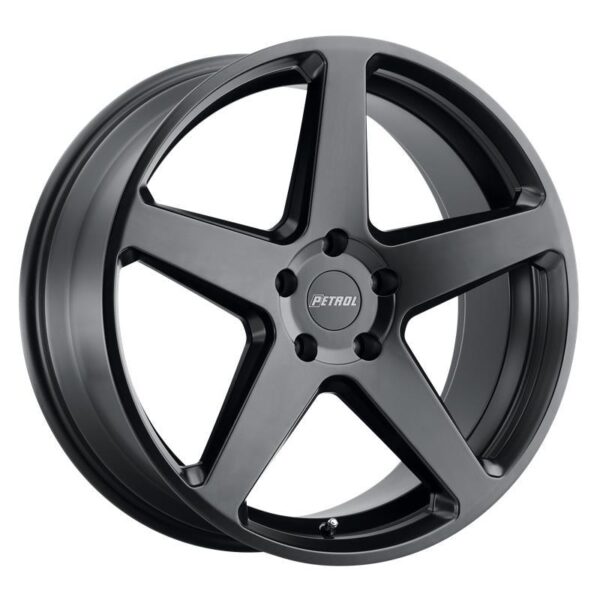 P2C SEMI GLOSS BLACK 8x17 5/105 ET40 CB72,1 60°